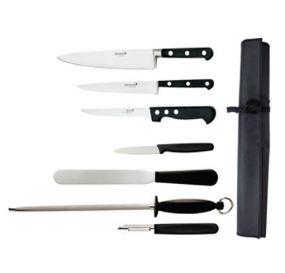 sabatier ststeel knife set wallet